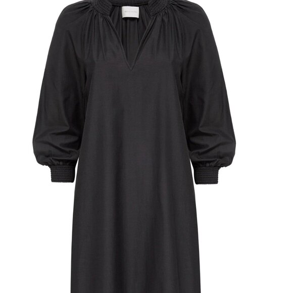 NEW BROCHU WALKER Amaia Dress in Washed Black -- size SMALL - Picture 2 of 9